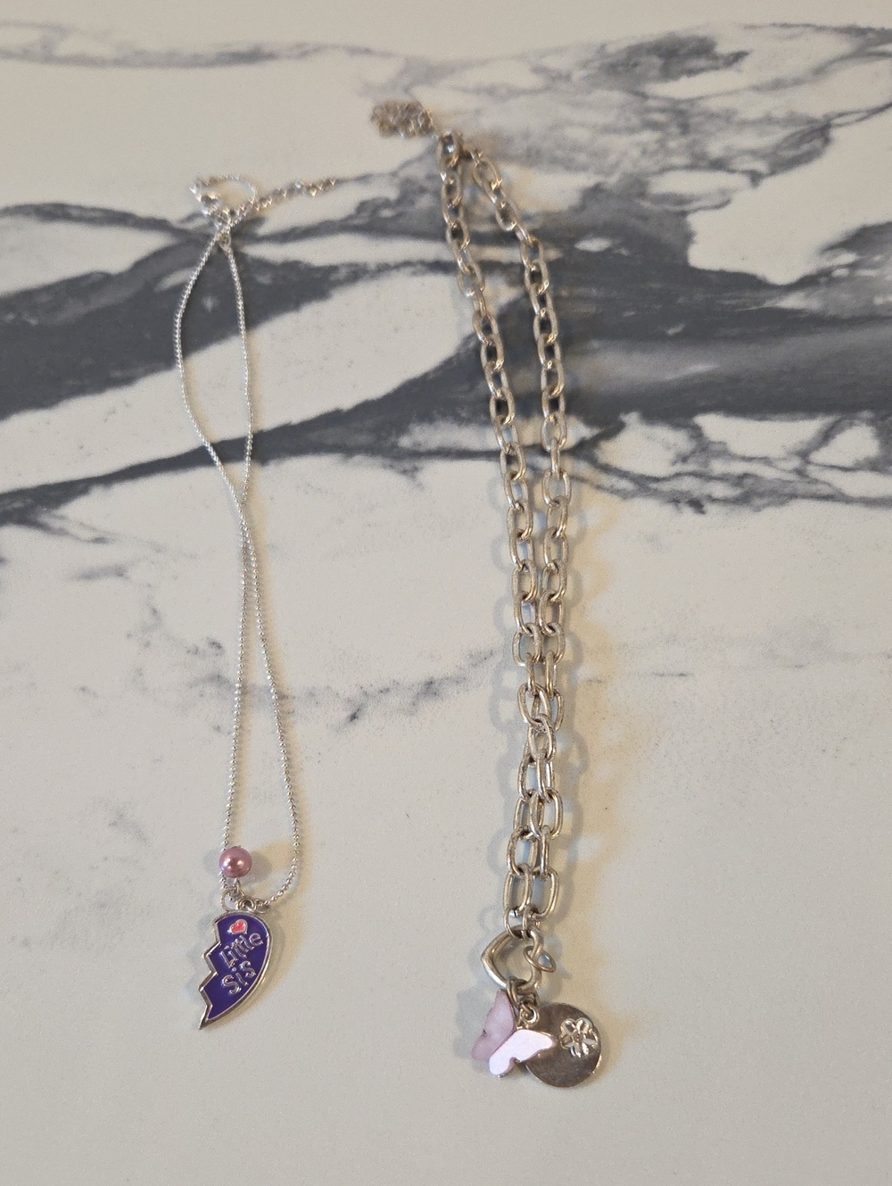 Charm Necklaces in Gold & Silver
